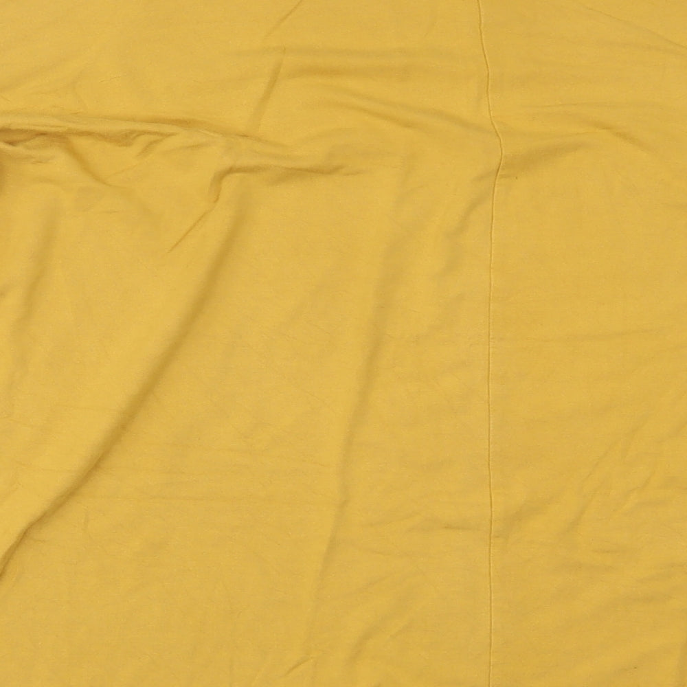 Apricot Womens Yellow Basic Blouse Size 10