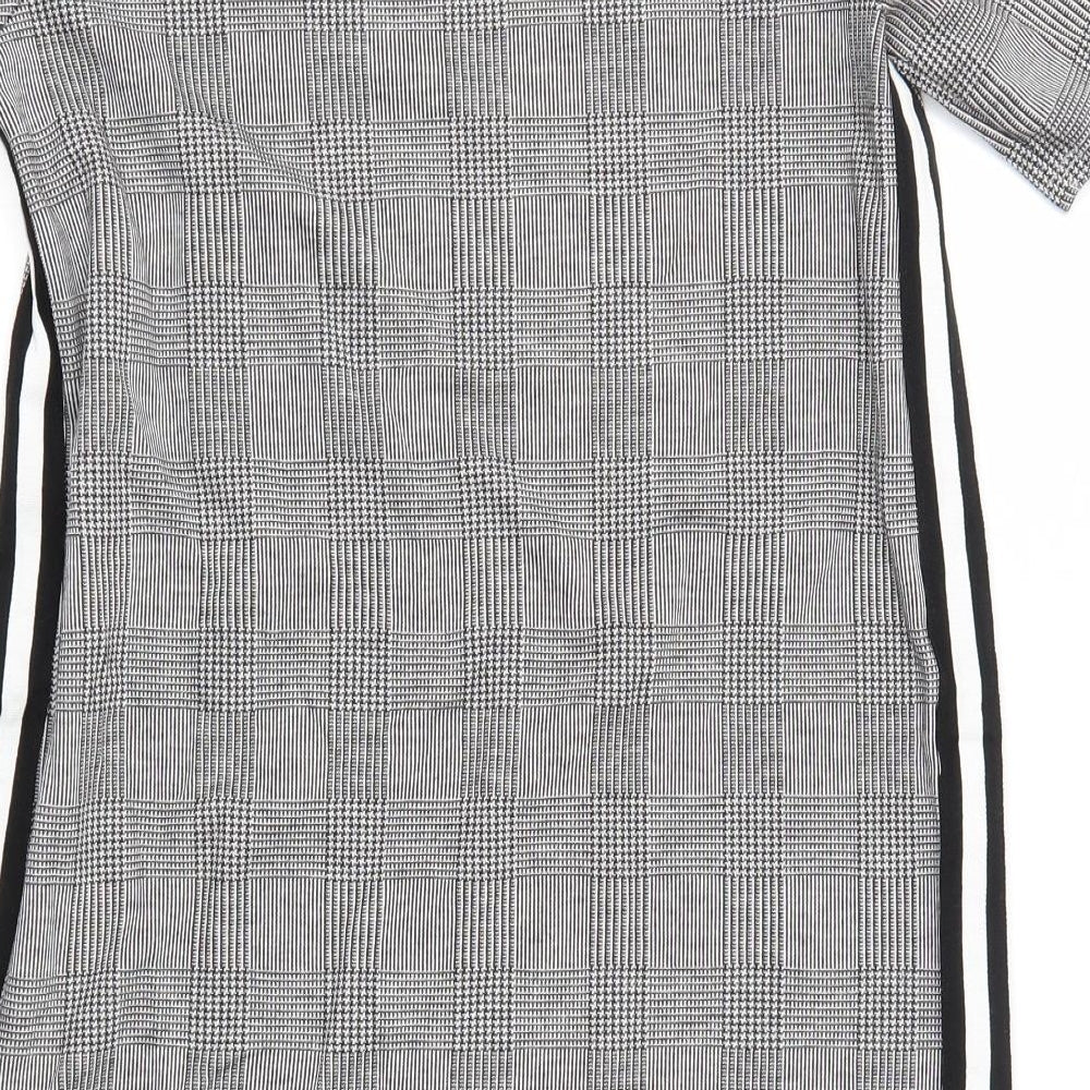 George Womens Grey A-Line Size 8