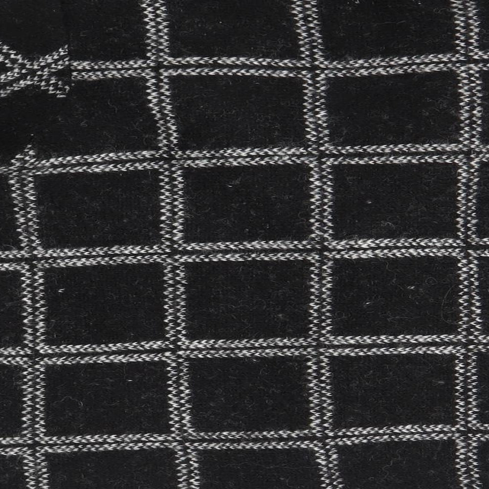 Kenar Womens Black Check Cardigan Jumper Size S