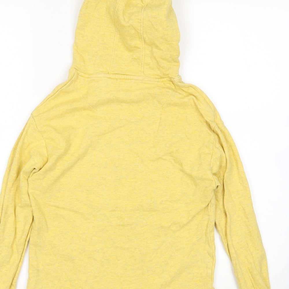 NEXT Girls Yellow Pullover Hoodie Size 11 Years