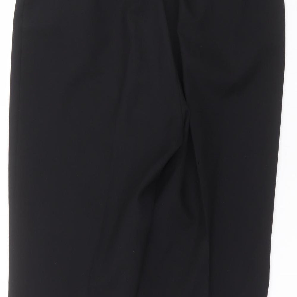 BHS Womens Black Trousers Size 14 L24 in