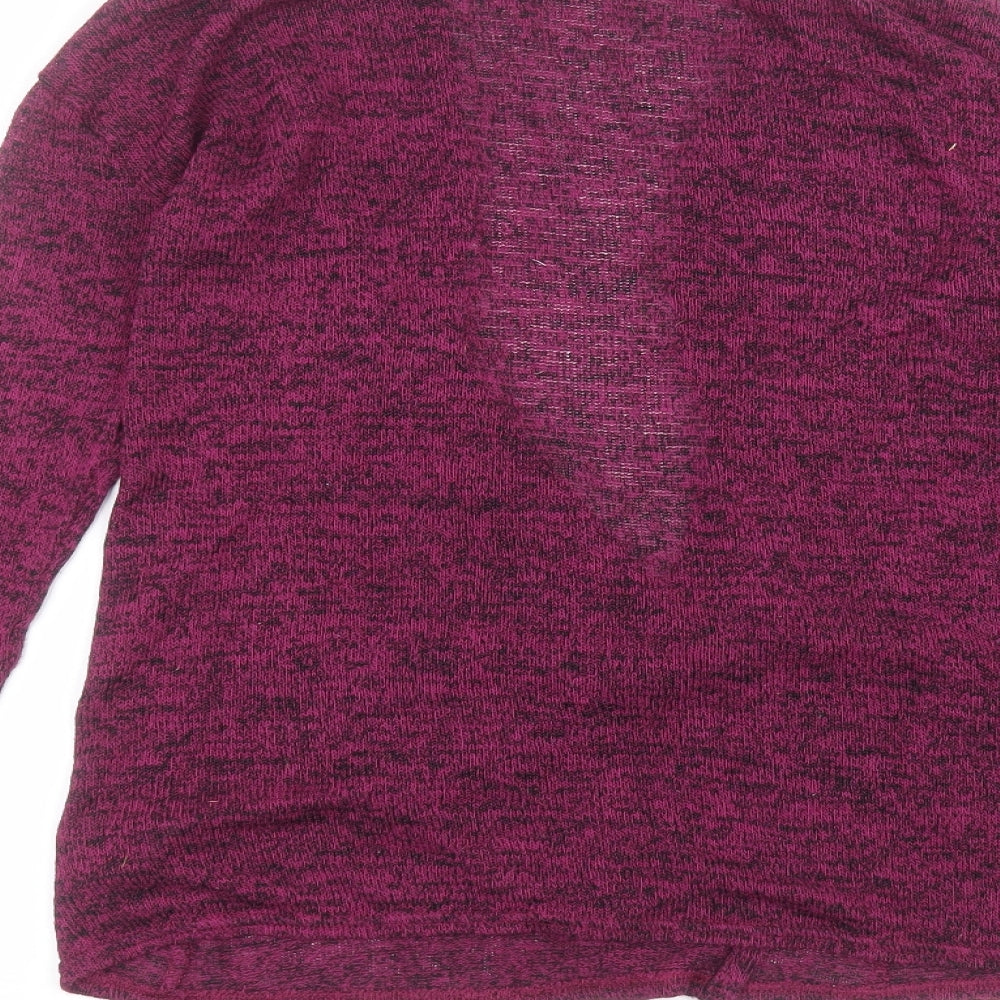 H&M Womens Purple Cardigan Jumper Size XS