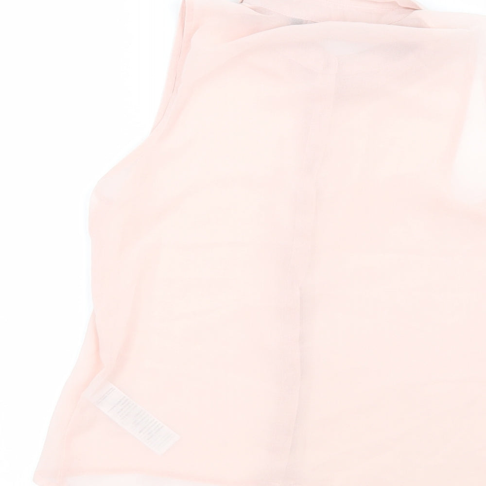 New Look Womens Pink Basic Button-Up Size 12