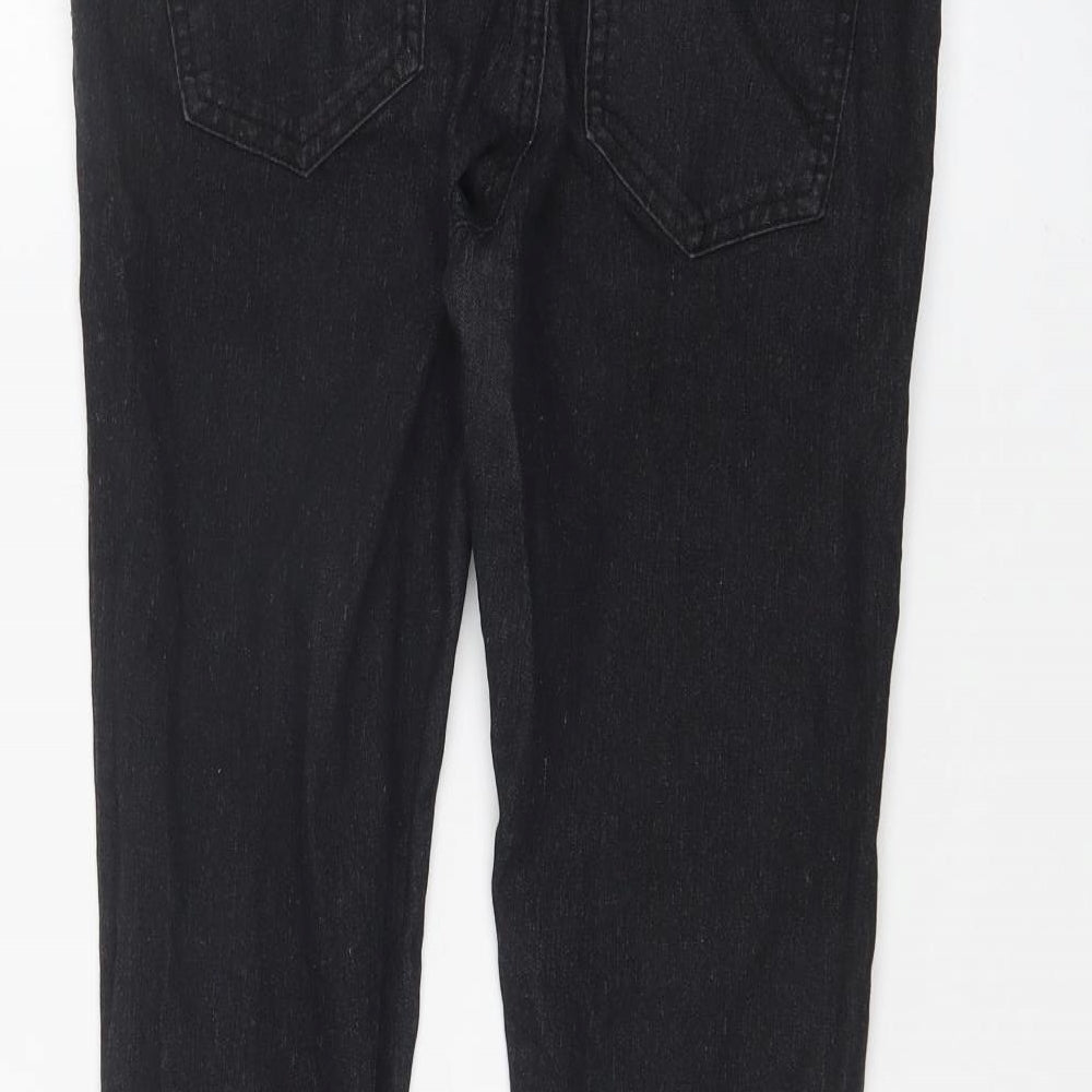 Denim & Co. Womens Black Skinny Jeans Size 12 L28 in