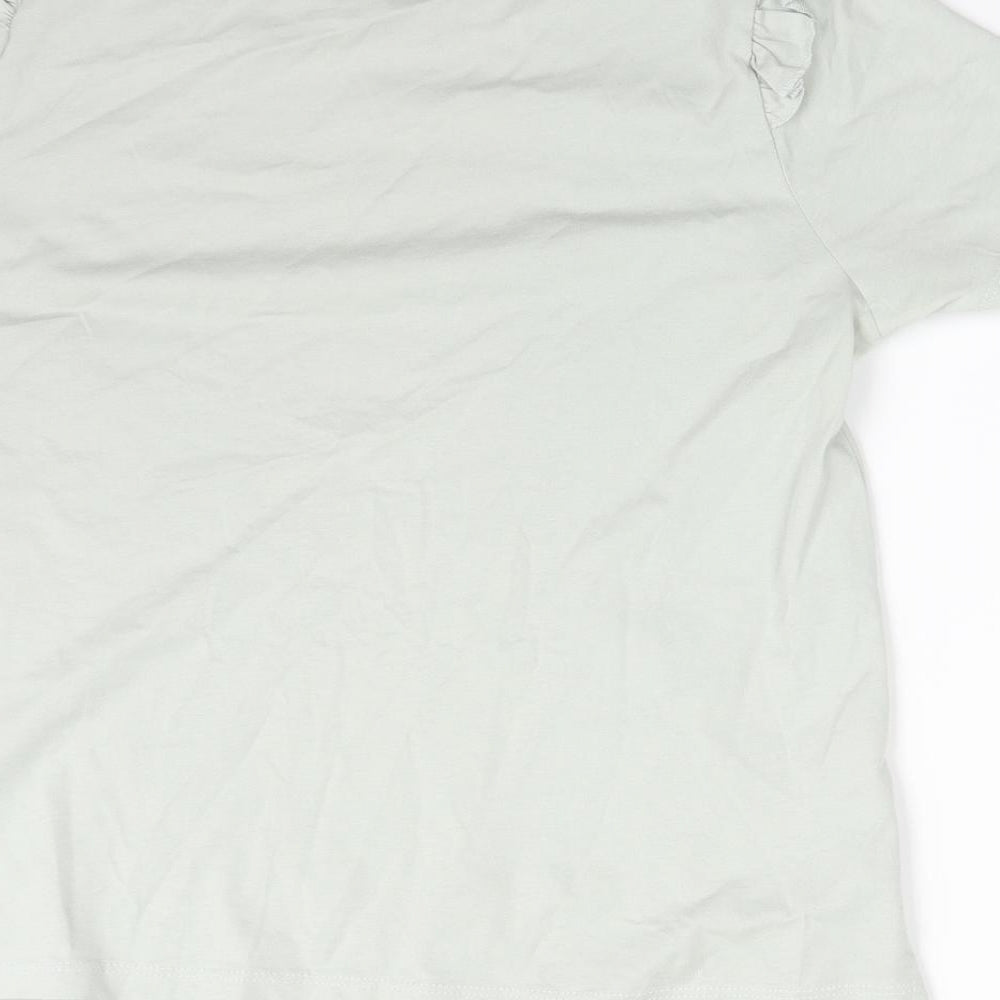 George Womens Green Basic T-Shirt Size 10