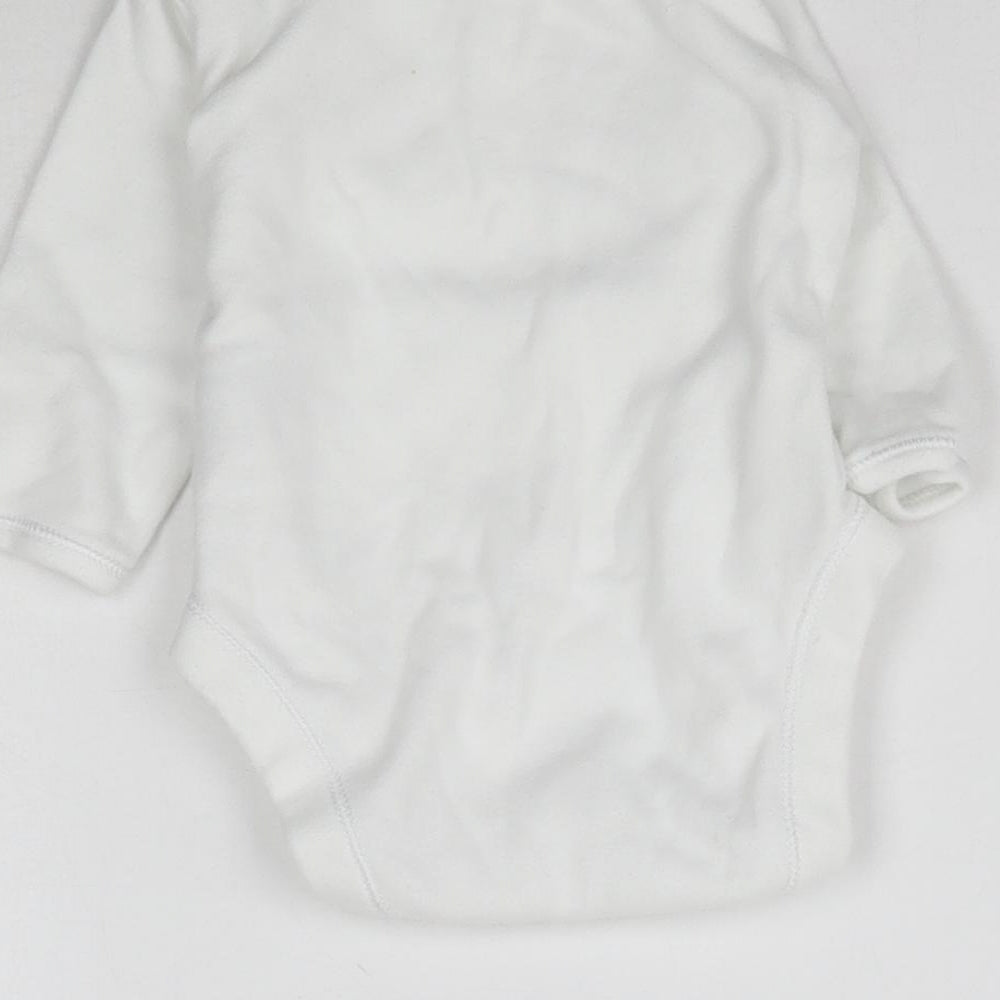 Mothercare Baby White Babygrow One-Piece Size 0-3 Months
