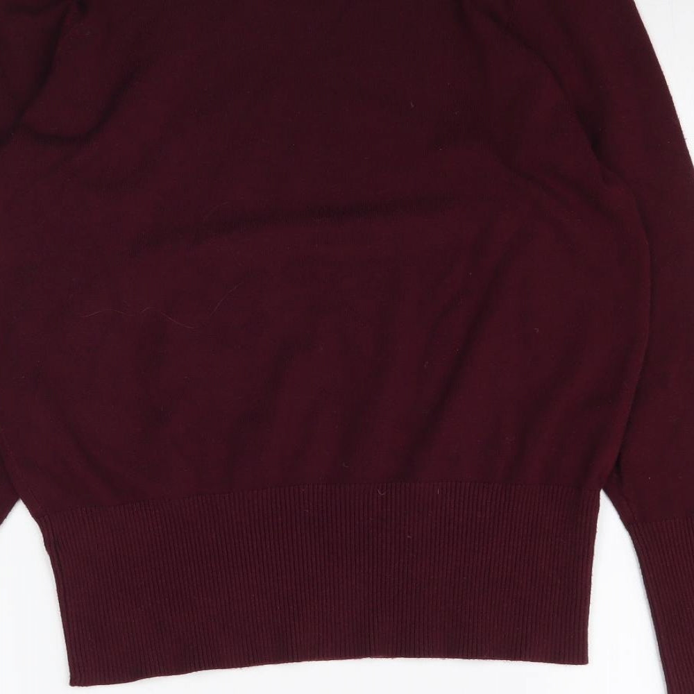 Dorothy Perkins Womens Red Knit Pullover Jumper Size 8