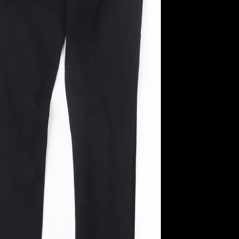 Dalia Womens Black Trousers Size 10 L27 in