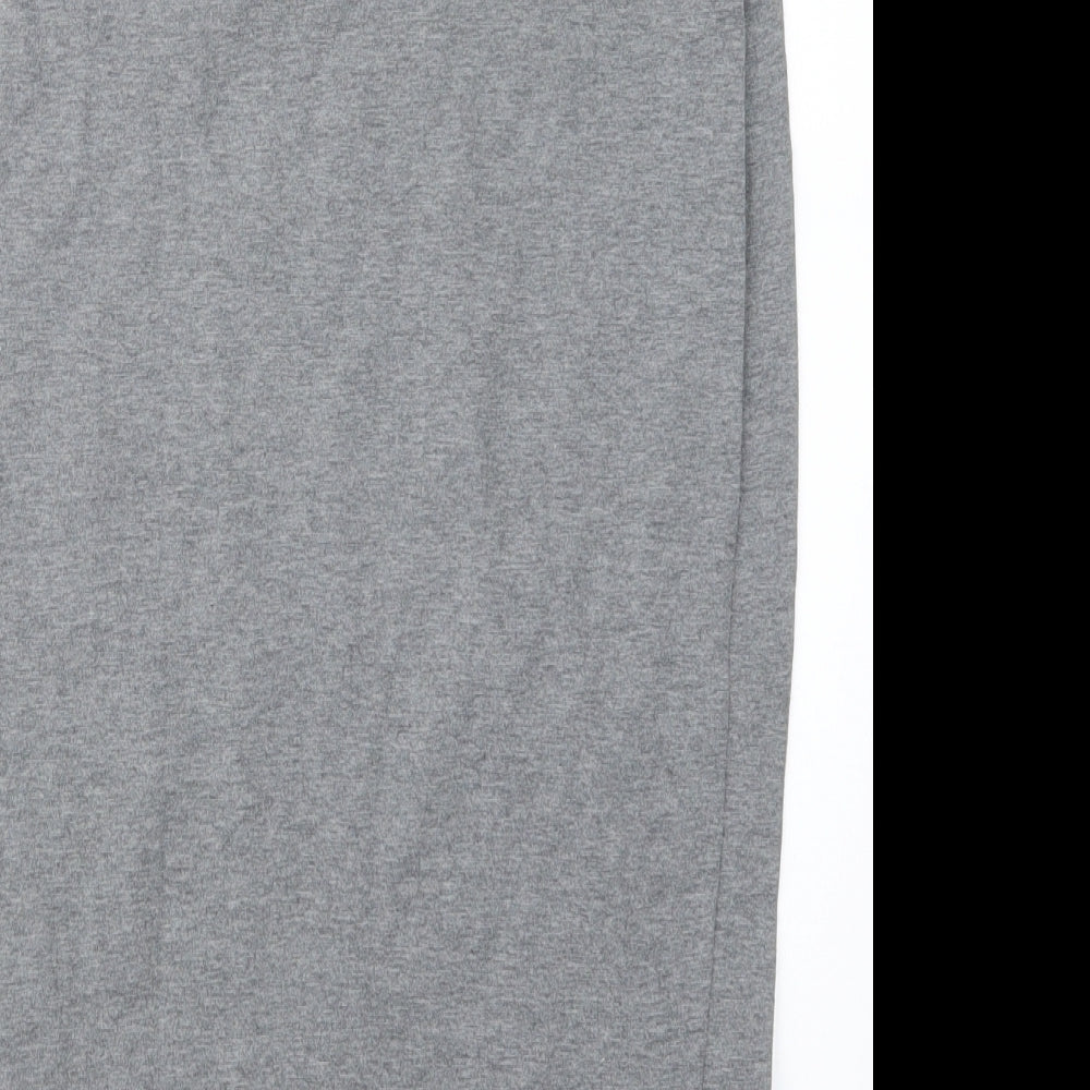 Lily Loves Womens Grey Straight & Pencil Skirt Size 8