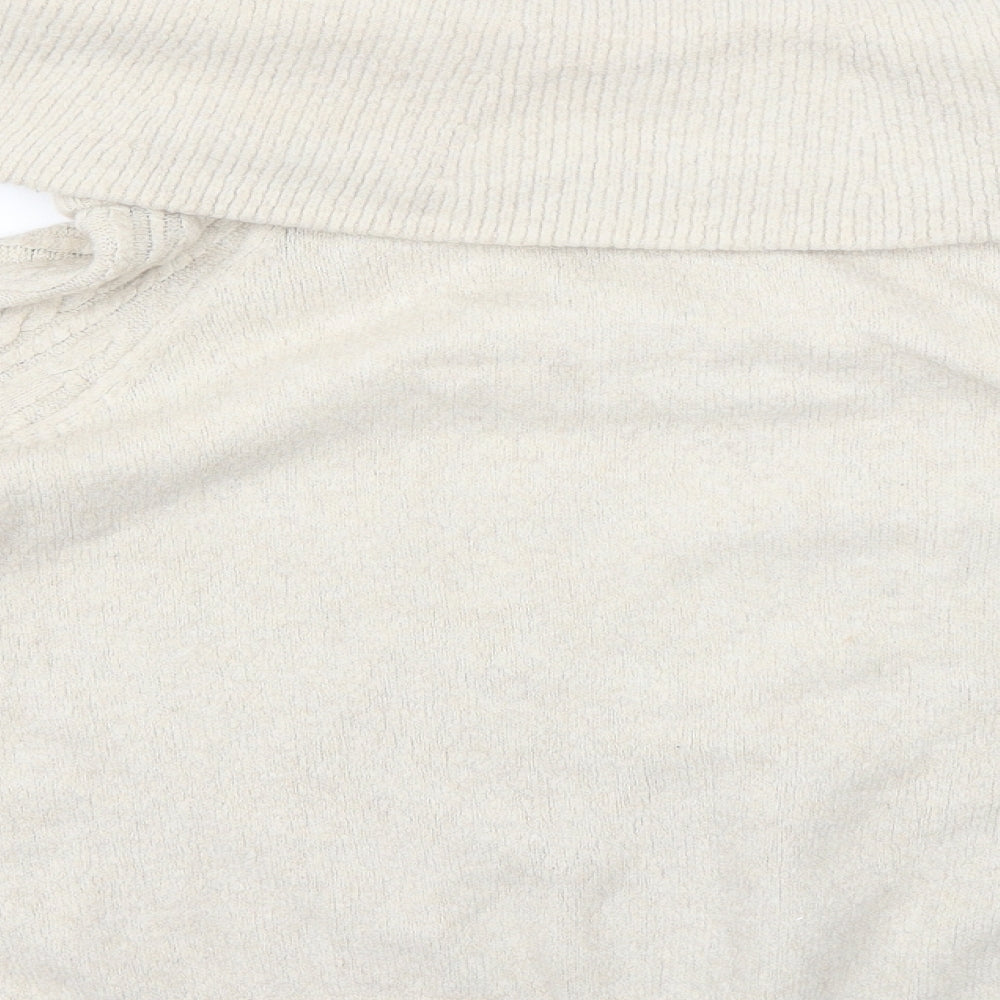 H&M Womens Beige Pullover Jumper Size M
