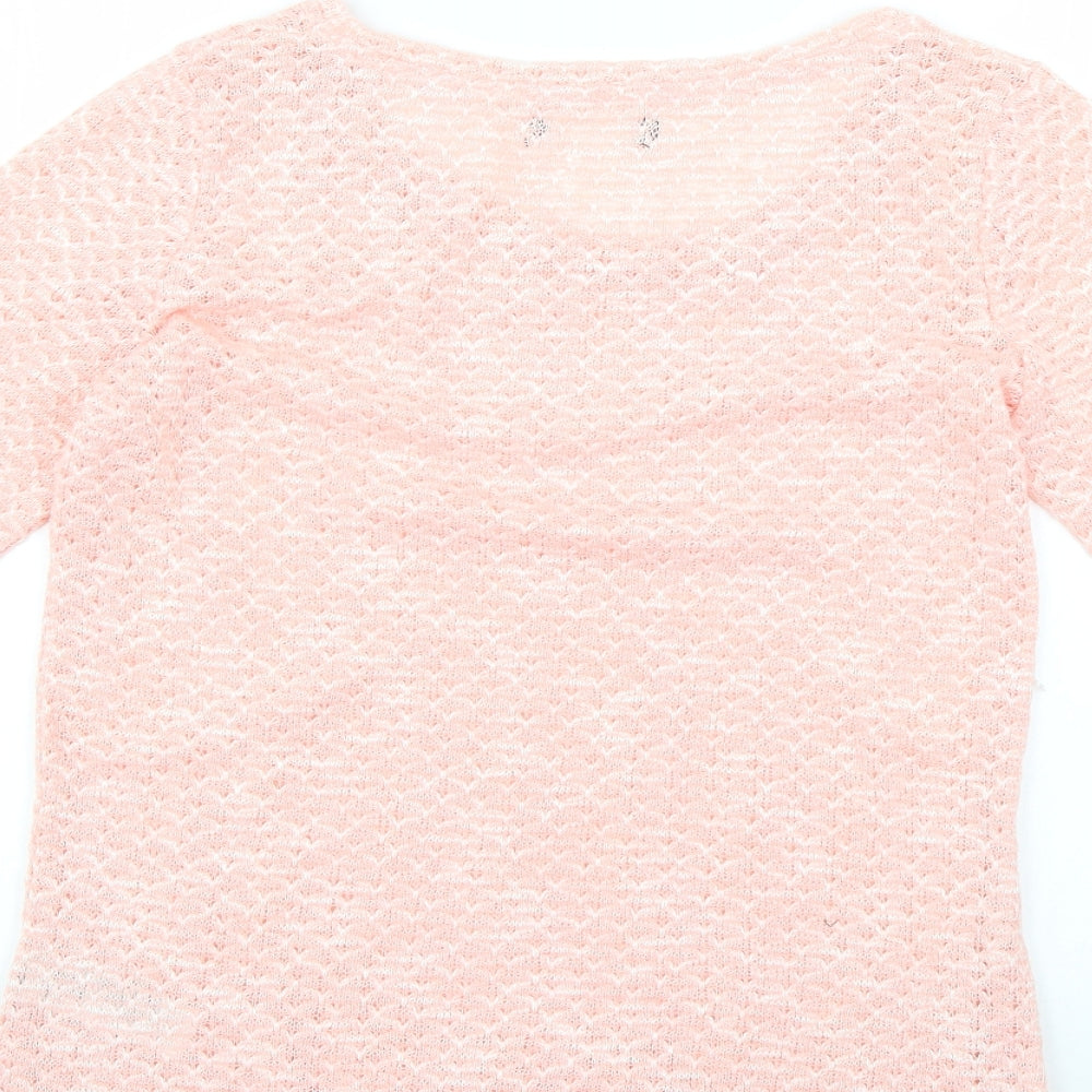 New Look Womens Pink Pullover Jumper Size 10