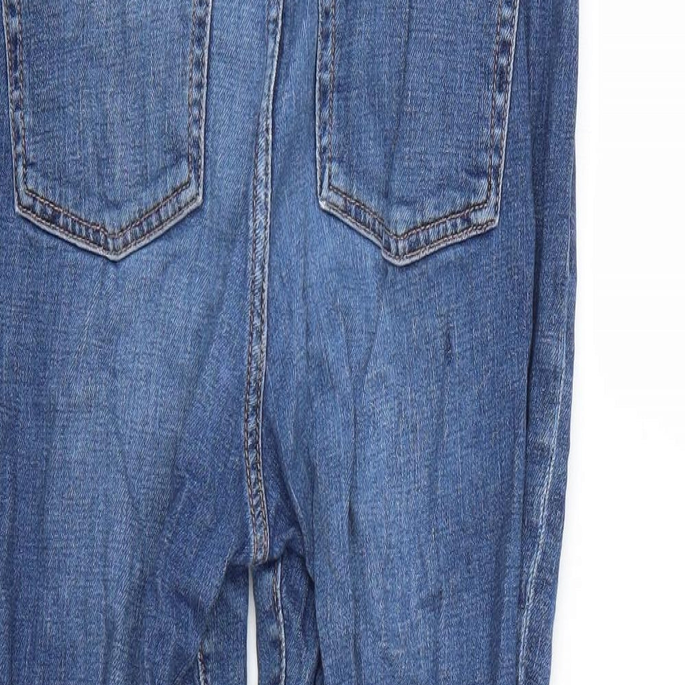 H&M Womens Blue Skinny Jeans Size 6 L25 in