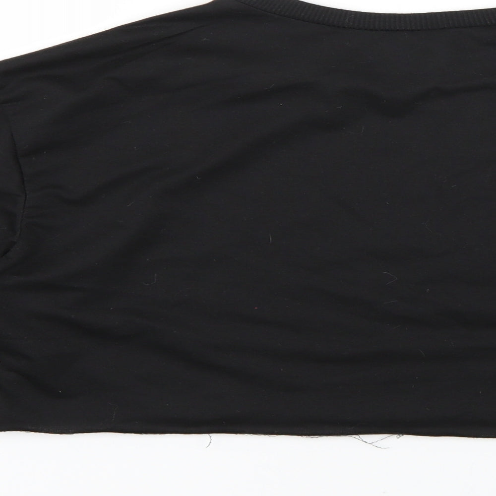 Preworn Womens Black Pullover Jumper Size S