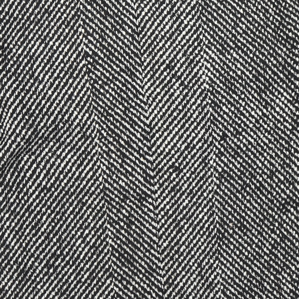 Luc-Ce Womens Black Herringbone Basic T-Shirt Size S