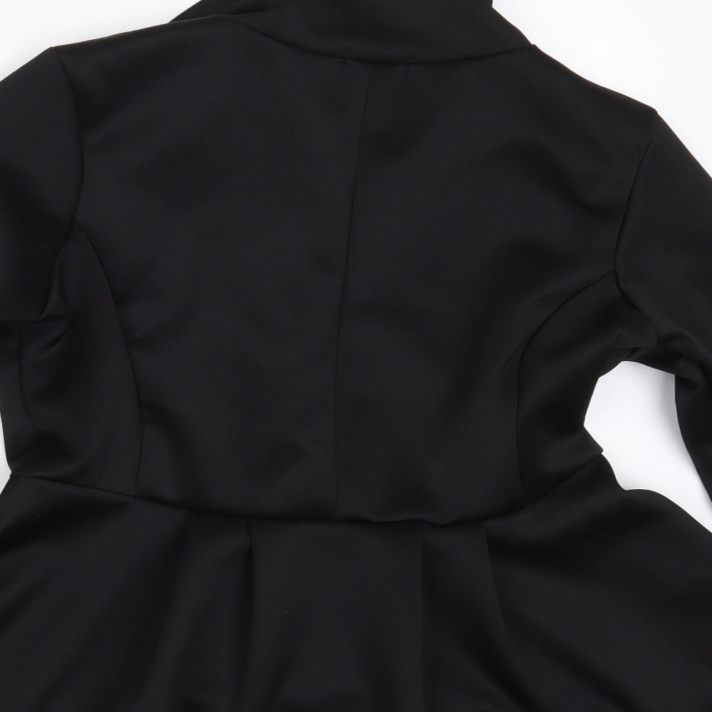 Vivi London Womens Black Jacket Blazer One Size