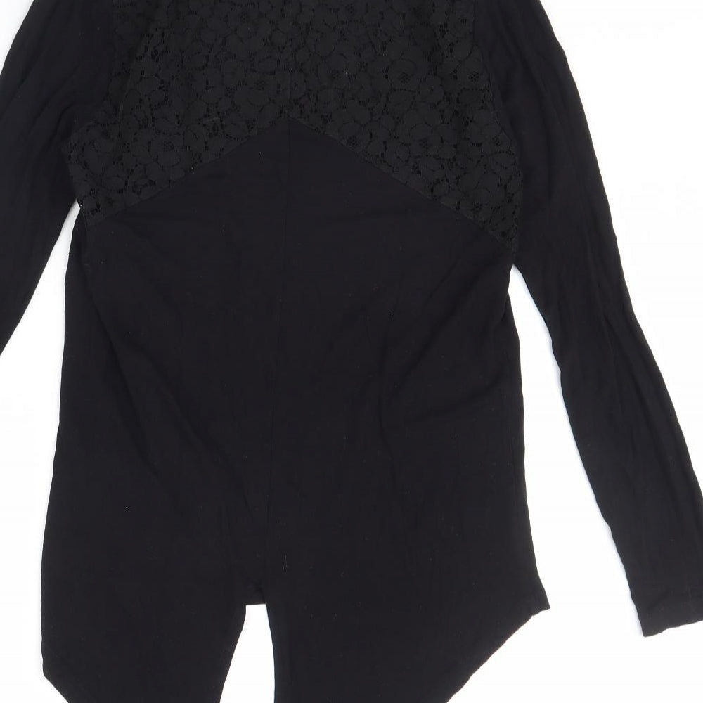 Peacocks Womens Black Basic Blouse Size 8