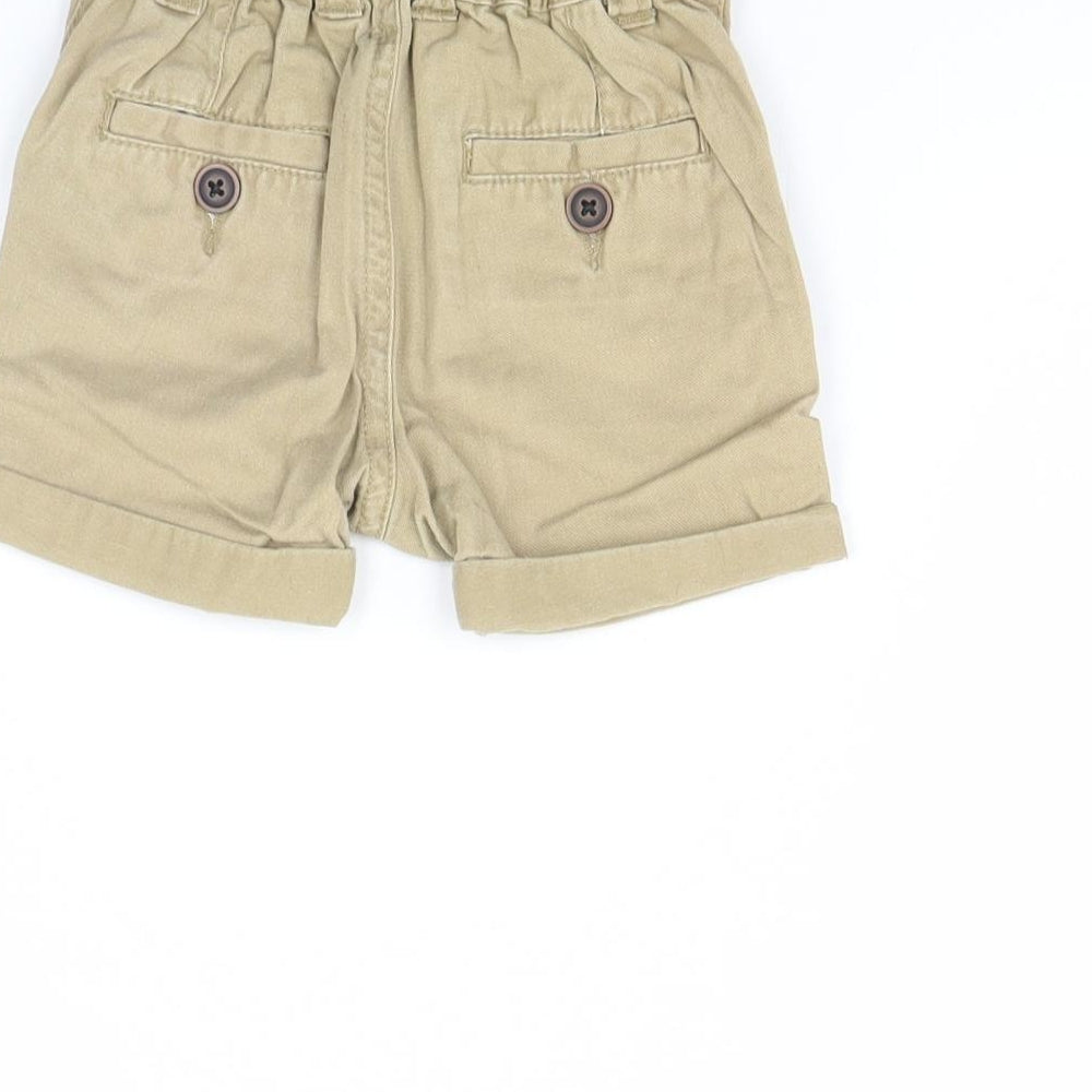 George Baby Beige Cropped Trousers Size 9 Months