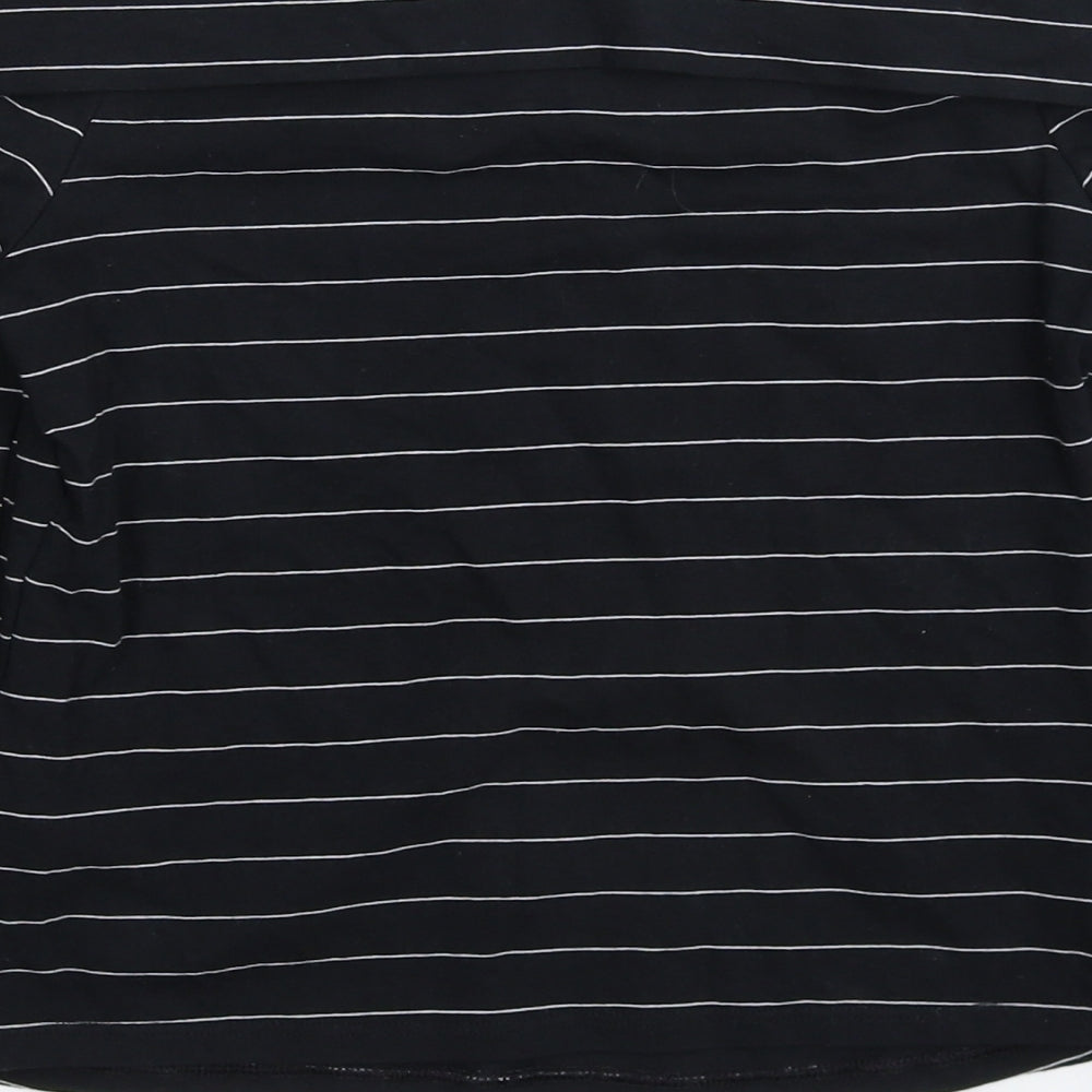 Miss Selfridge Womens Blue Striped Pullover Sweatshirt Size 12