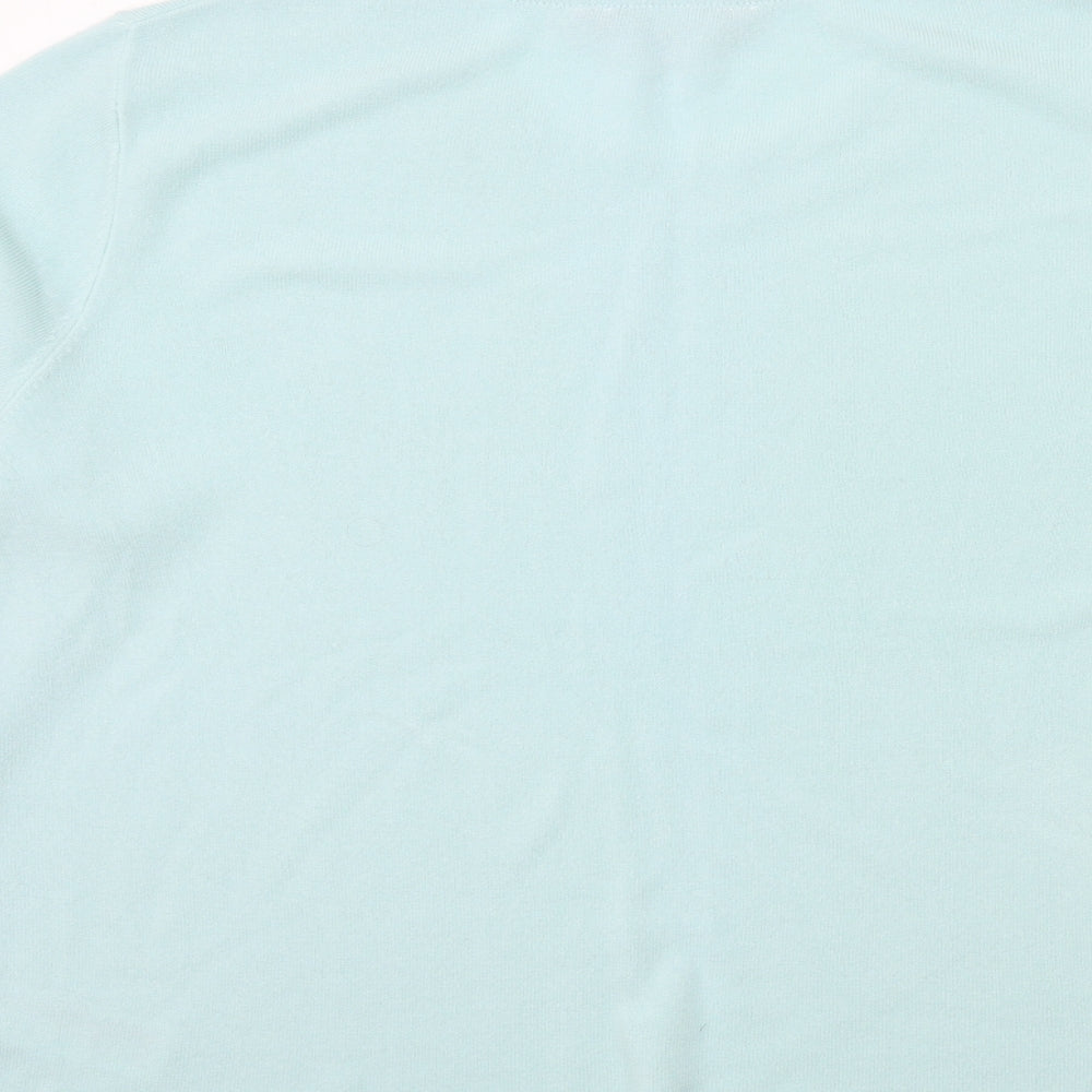 Priciples Womens Blue Knit Pullover Jumper Size 18