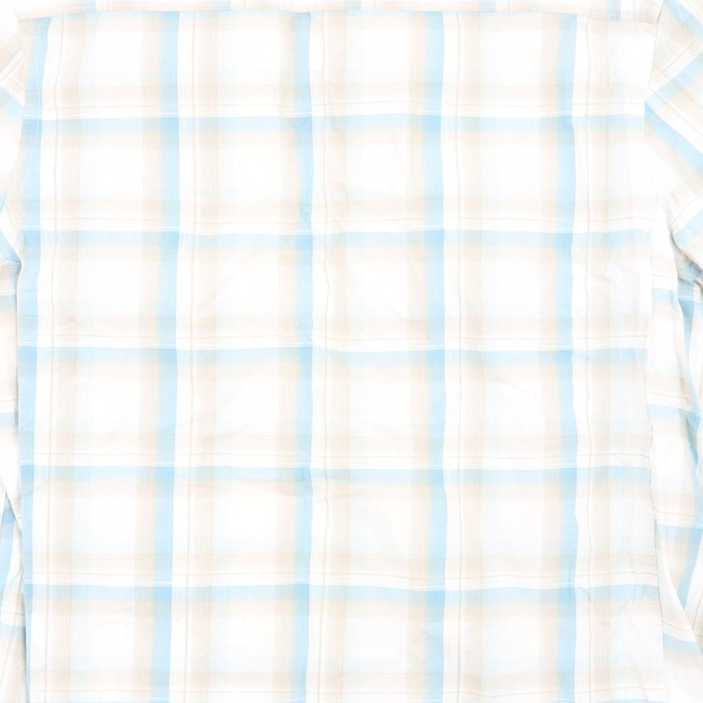 Asda George Mens Multicoloured Check Button-Up Size M