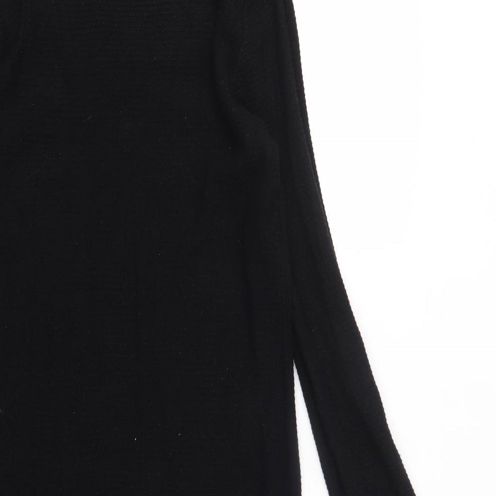 George Womens Black Fit & Flare Size 8