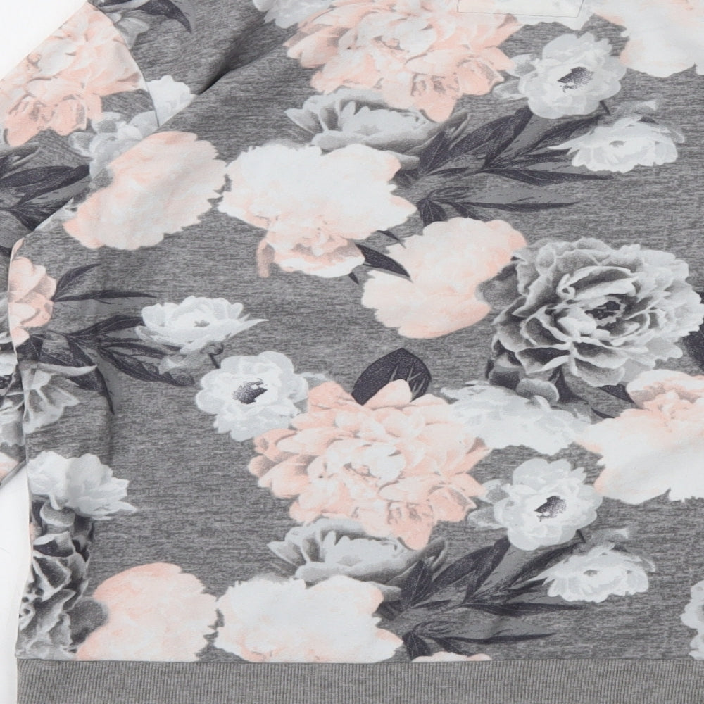 F&F Womens Multicoloured Floral Pullover Jumper Size S