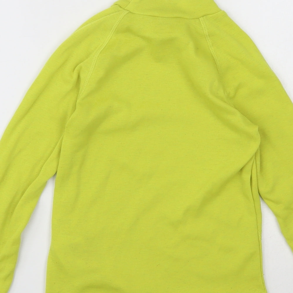 DECATHLON Boys Green Basic T-Shirt Size 8 Years