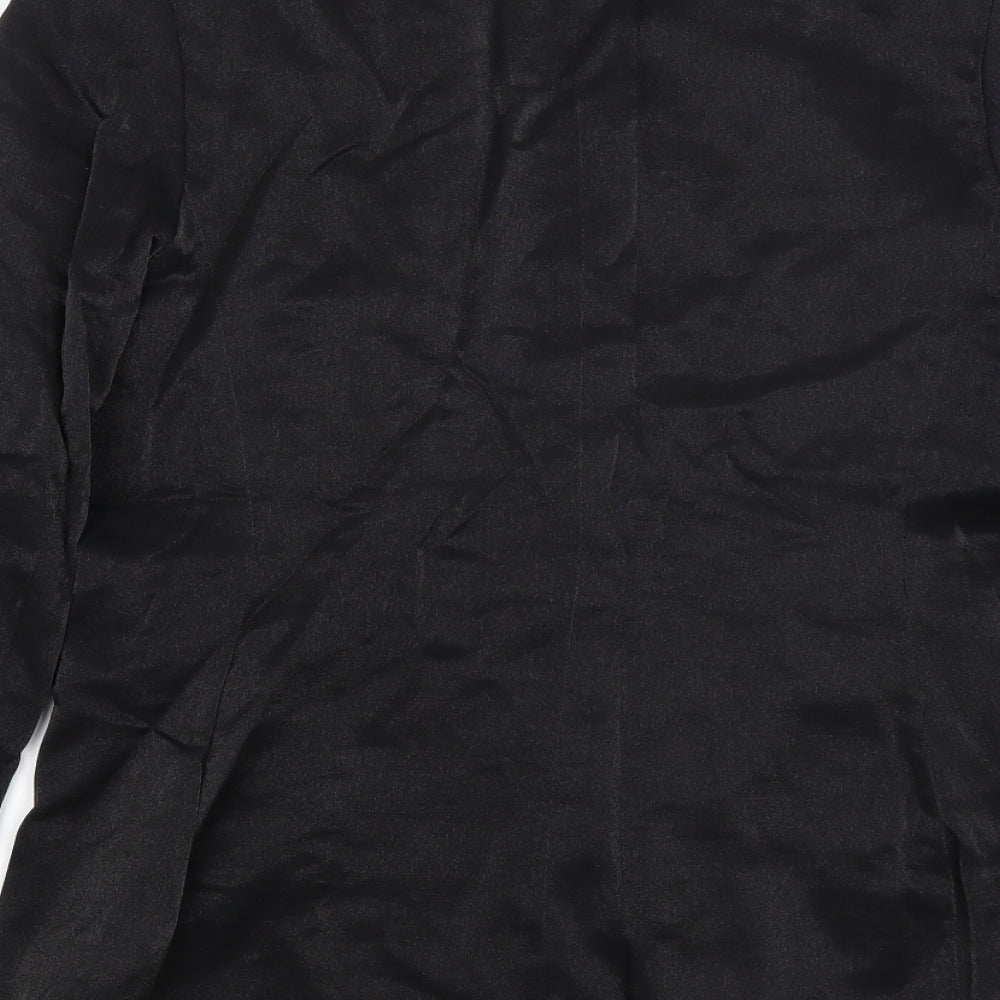 Diva Womens Black Jacket Blazer Size 14