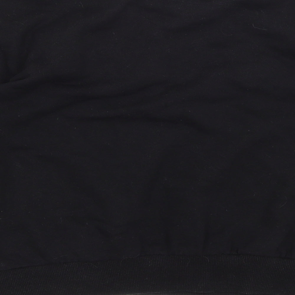 Daphnea Womens Black Pullover Jumper Size S