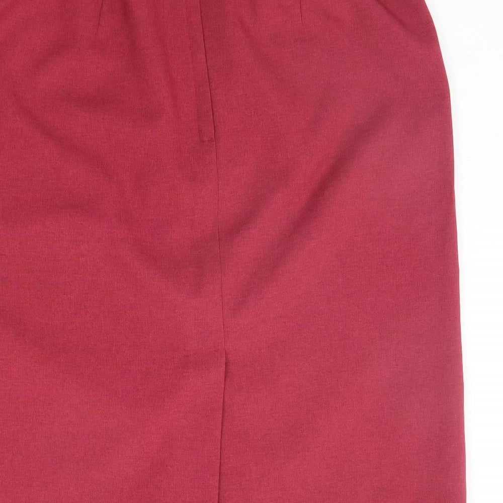 Preworn Womens Purple A-Line Skirt Size 18
