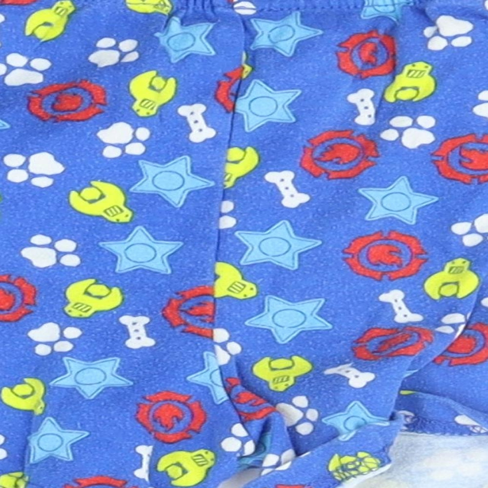 Mini Club Boys Blue Geometric Sleep Shorts Size 3-4 Years