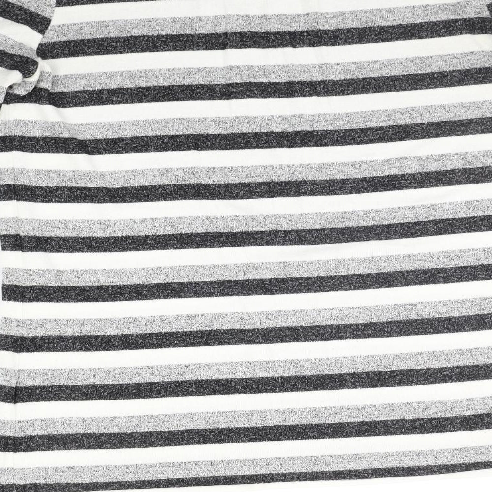 Moutain Warehouse Womens Grey Striped Pullover Jumper Size 6