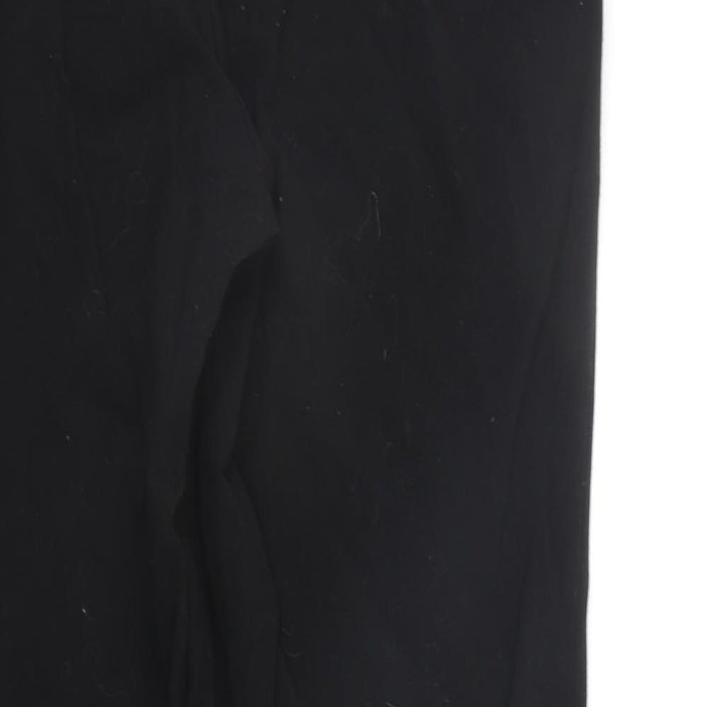BHS Womens Black Sweatpants Trousers Size 12 L26 in