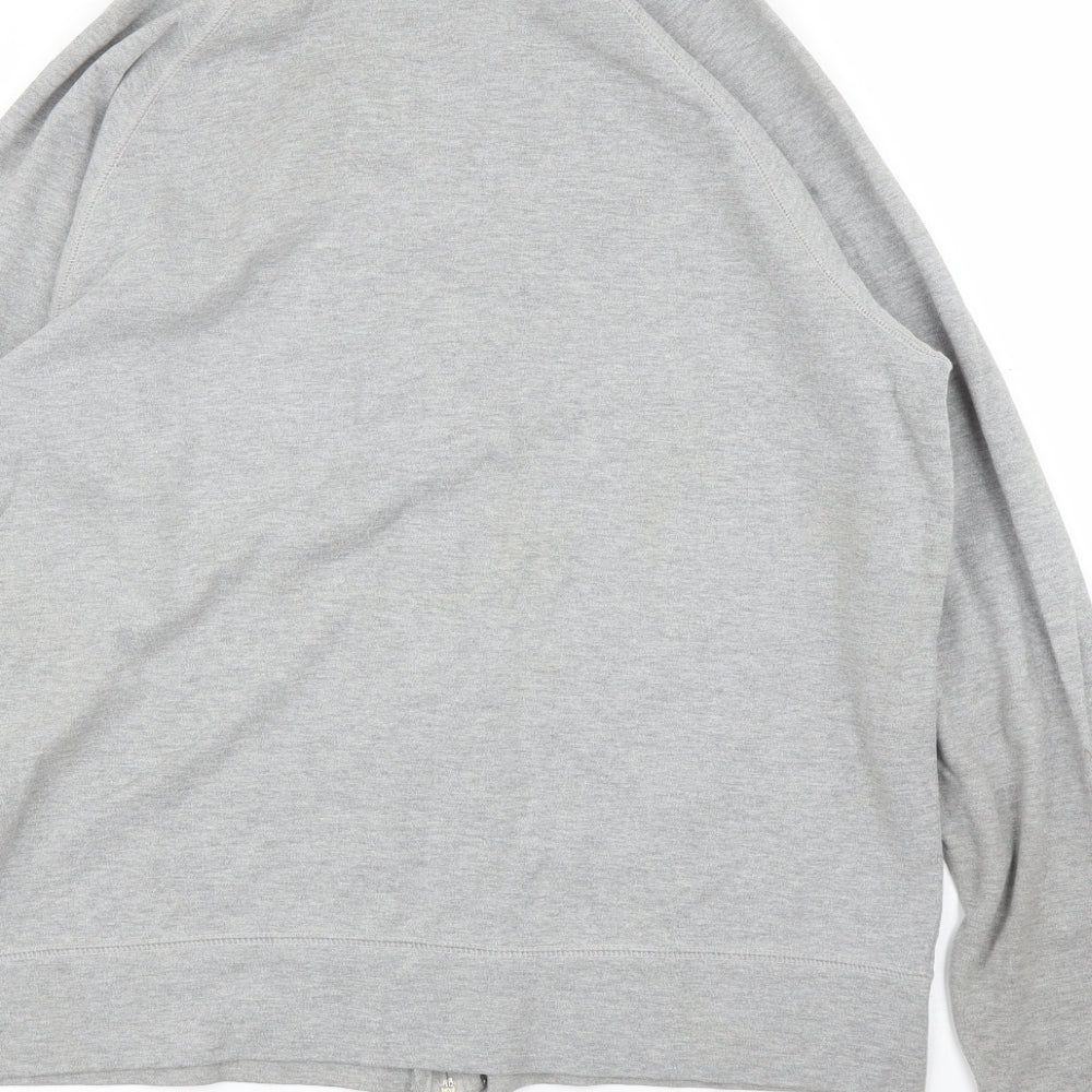 Preworn Mens Grey Full Zip Jumper Size L
