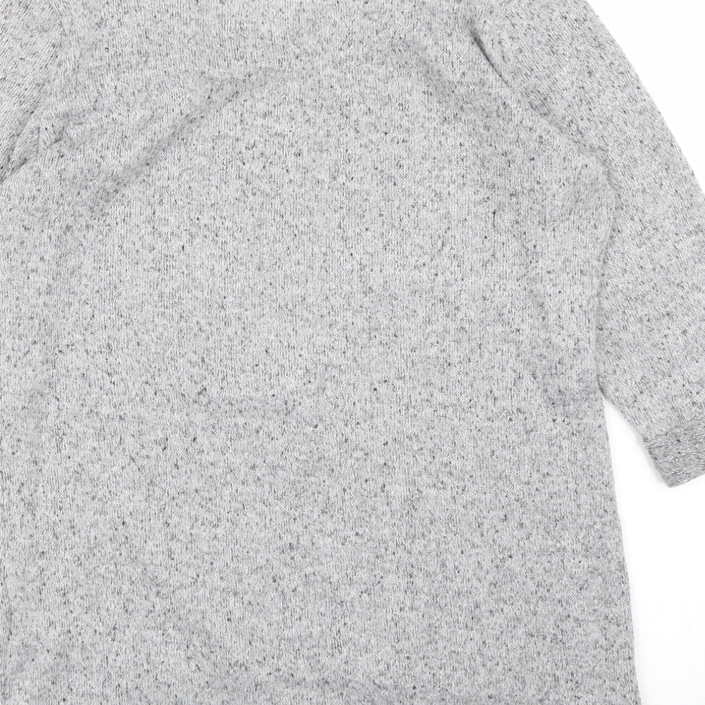New Look Womens Grey Basic T-Shirt Size 6