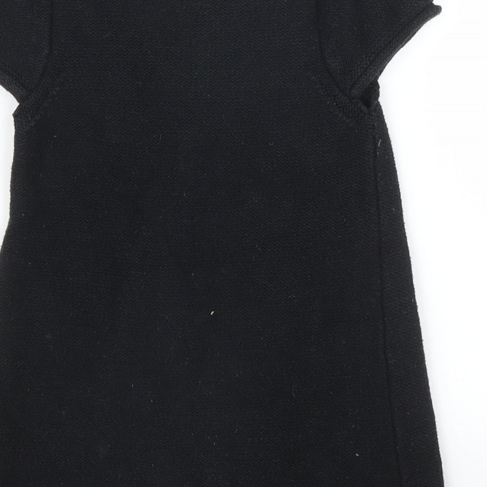 NEXT Girls Black Jumper Dress Size 2 Years