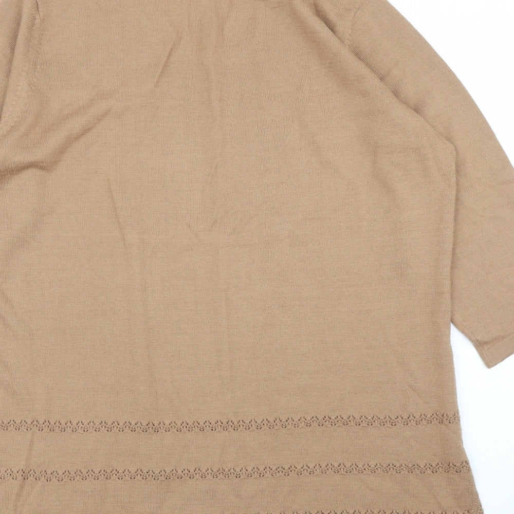 Preworn Womens Brown Pullover Jumper Size XL