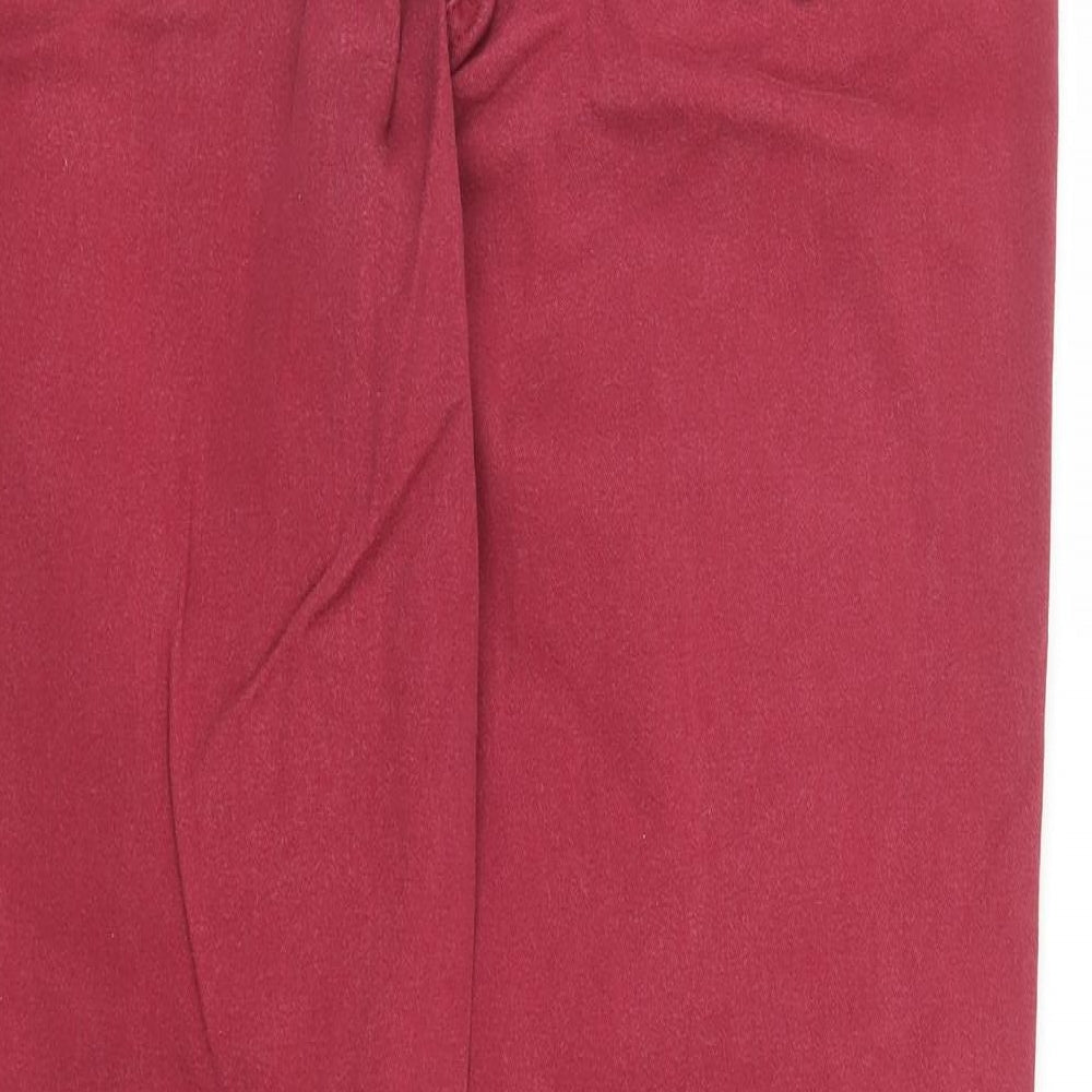 Debenhams Womens Purple Chino Trousers Size 10 L27 in