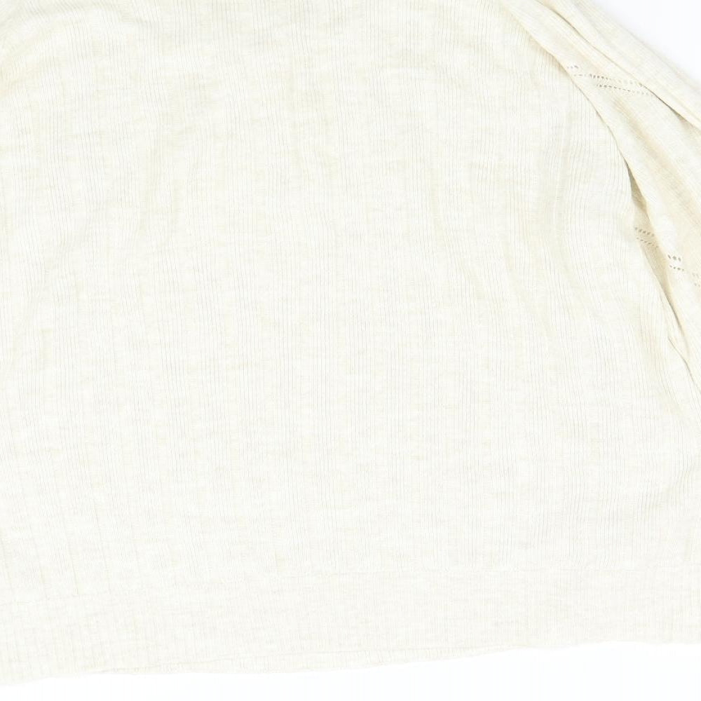 Only Womens Beige Knit Pullover Jumper Size M
