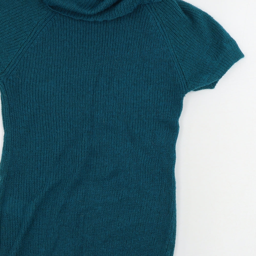 H&M Womens Green Pullover Jumper Size 10