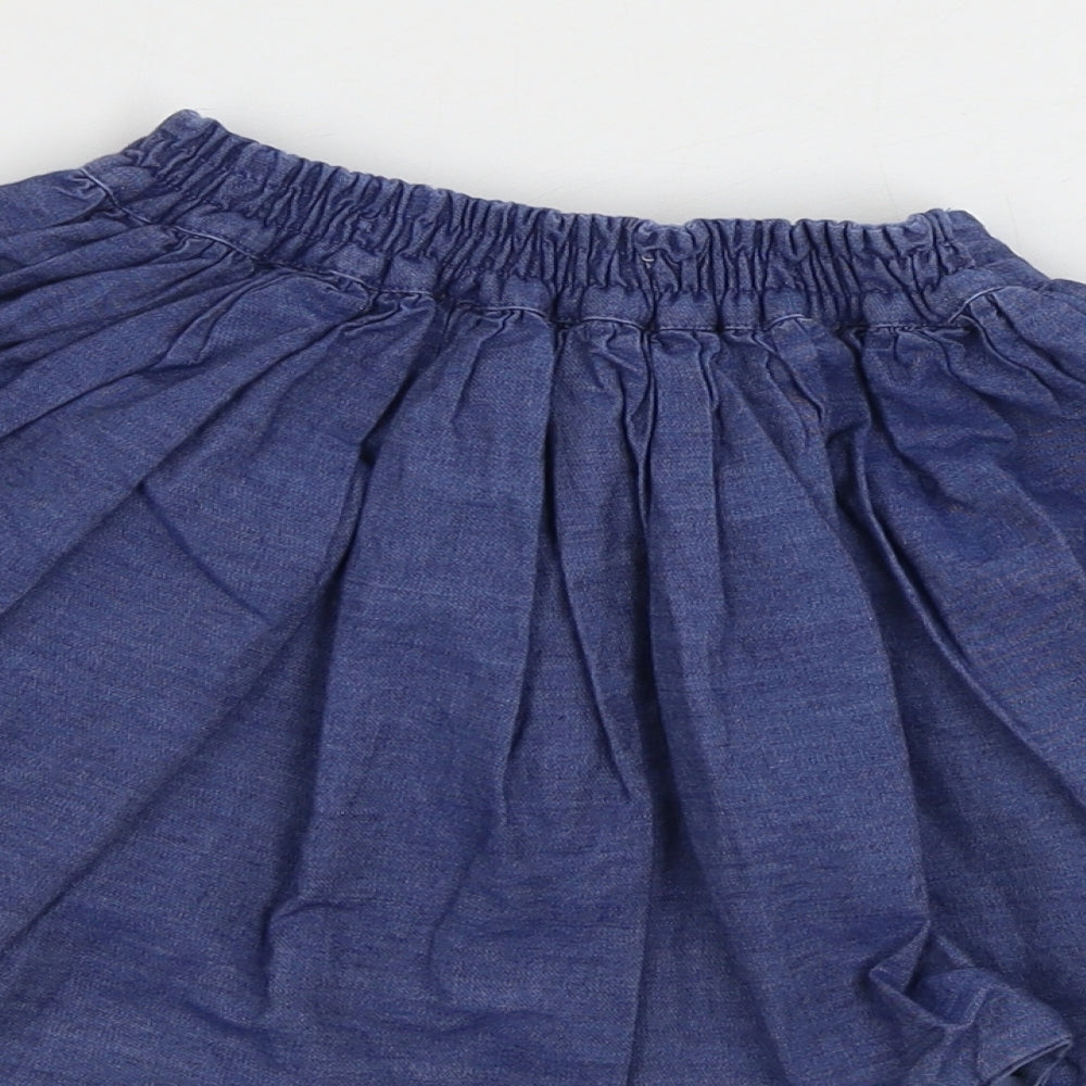 Marks and Spencer Girls Blue A-Line Skirt Size 3-4 Years