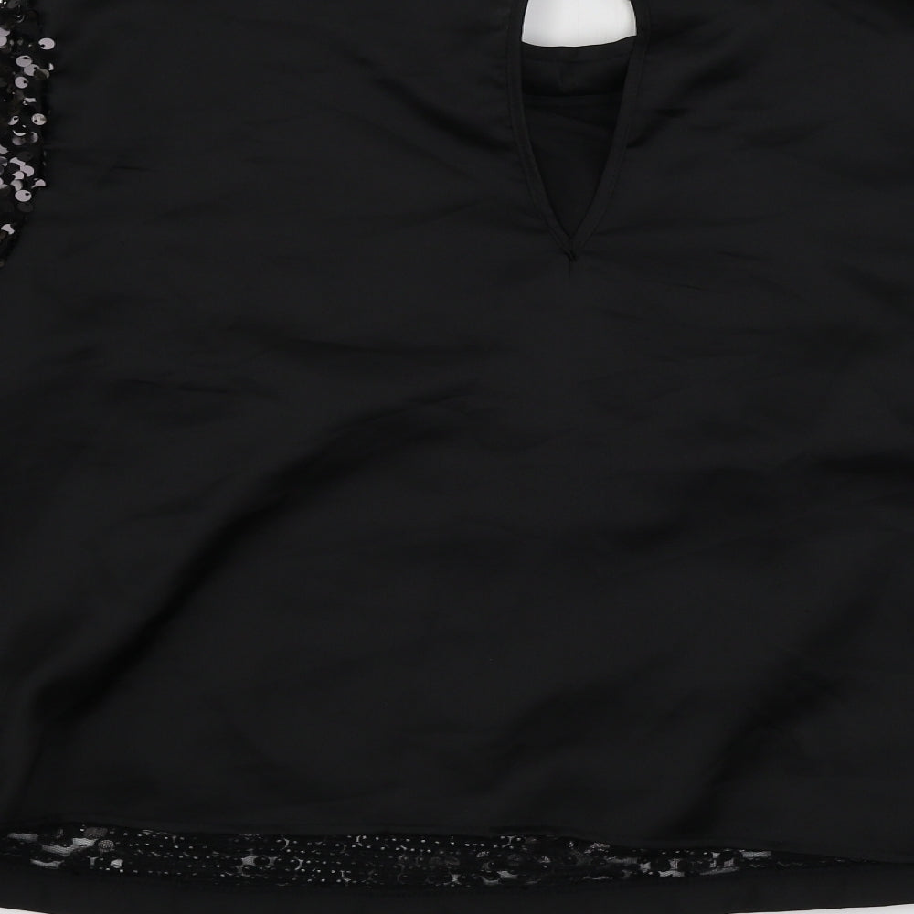 H&M Womens Black Pullover Jumper Size 14