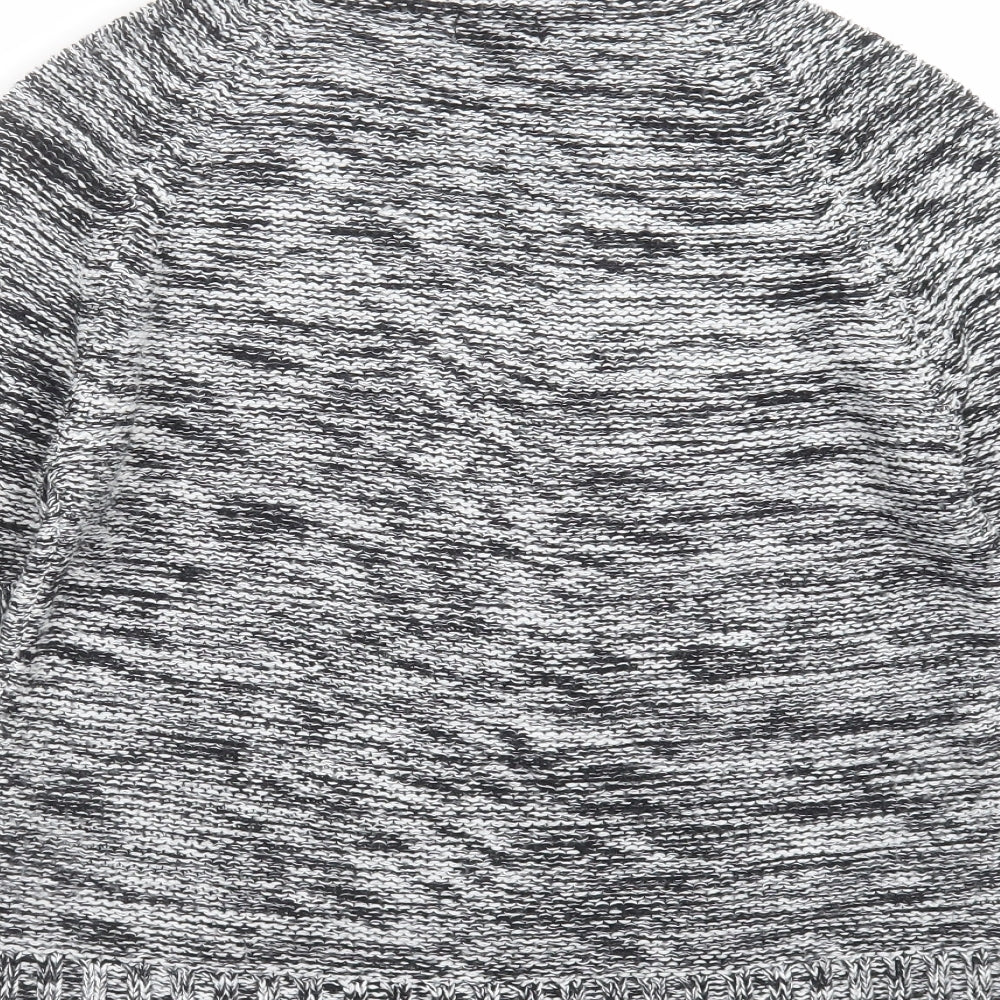 F&F Womens Grey Knit Pullover Jumper Size 12