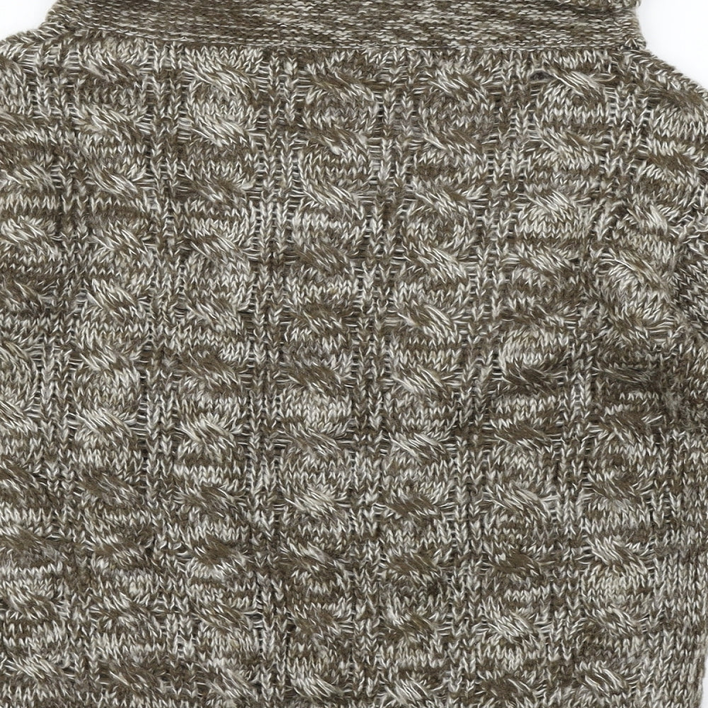 Shy Womens Brown Pullover Jumper Size L
