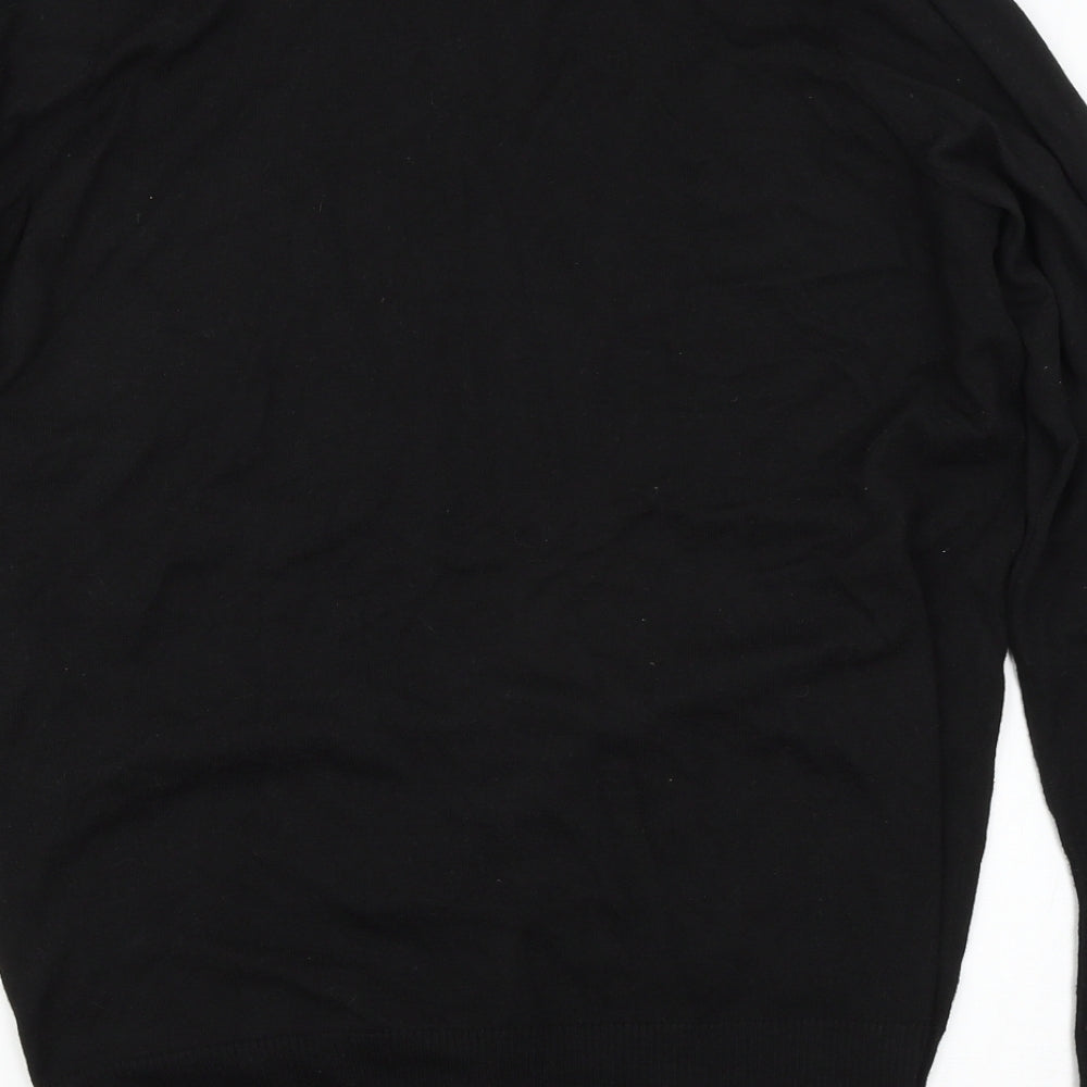 F&F Womens Black Full Zip Jumper Size 12