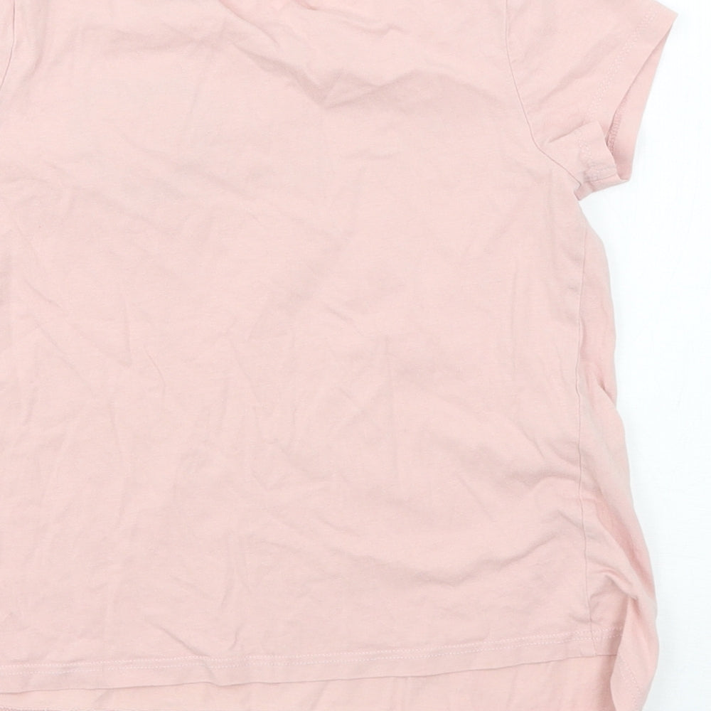George Girls Pink Basic T-Shirt Size 7-8 Years