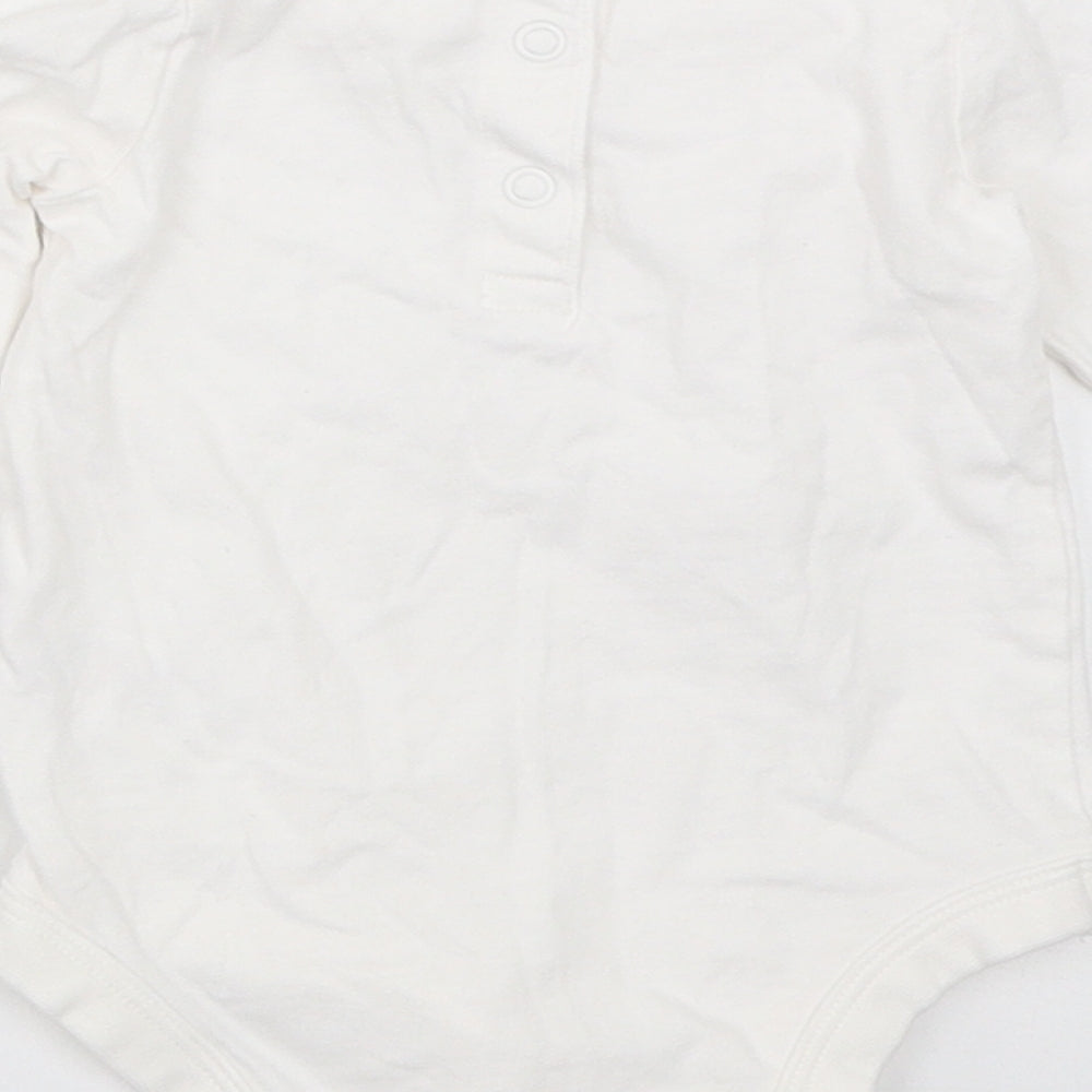 TU Girls White Babygrow One-Piece Size 3-6 Months