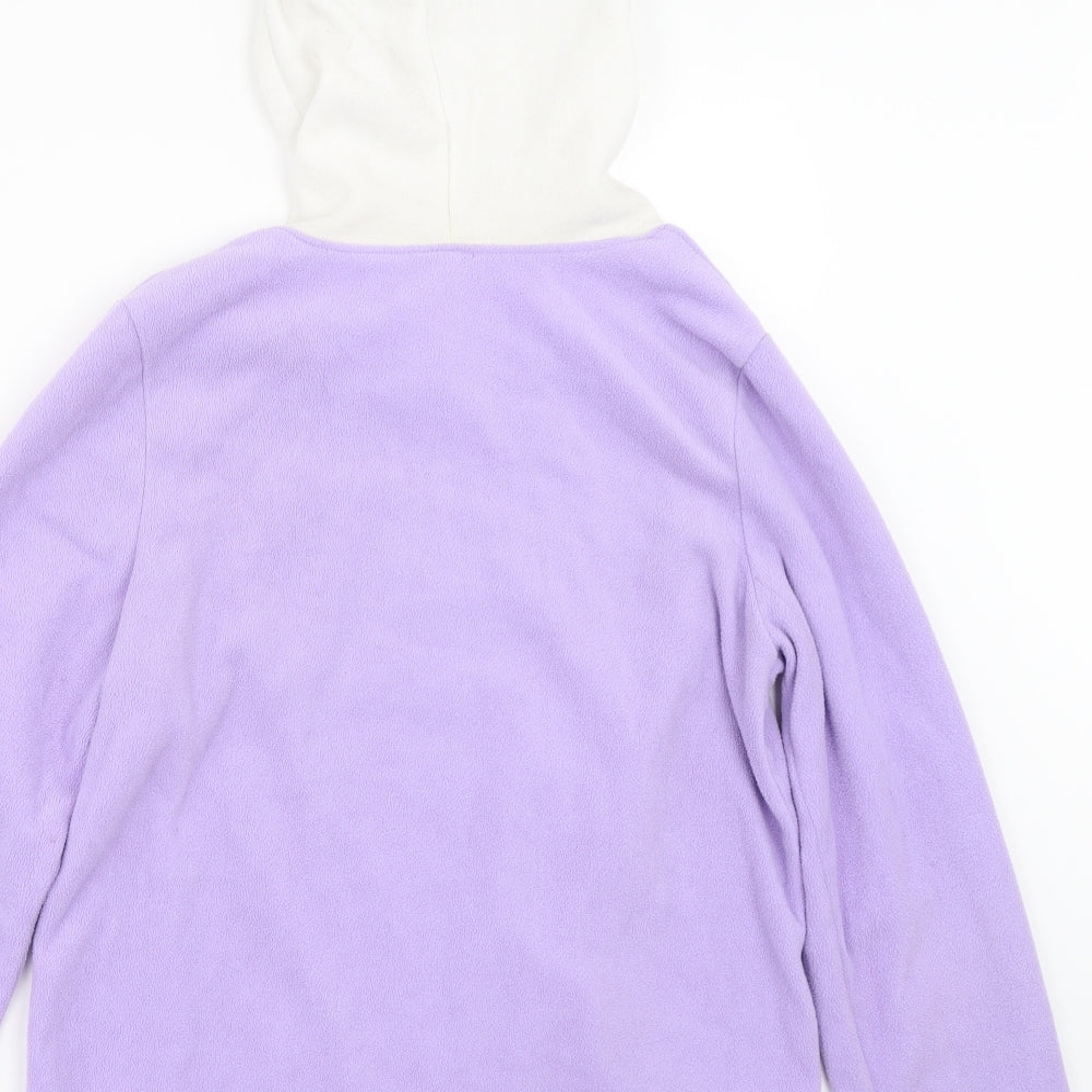 George Womens Purple Solid Top Pyjama Top Size M - disney