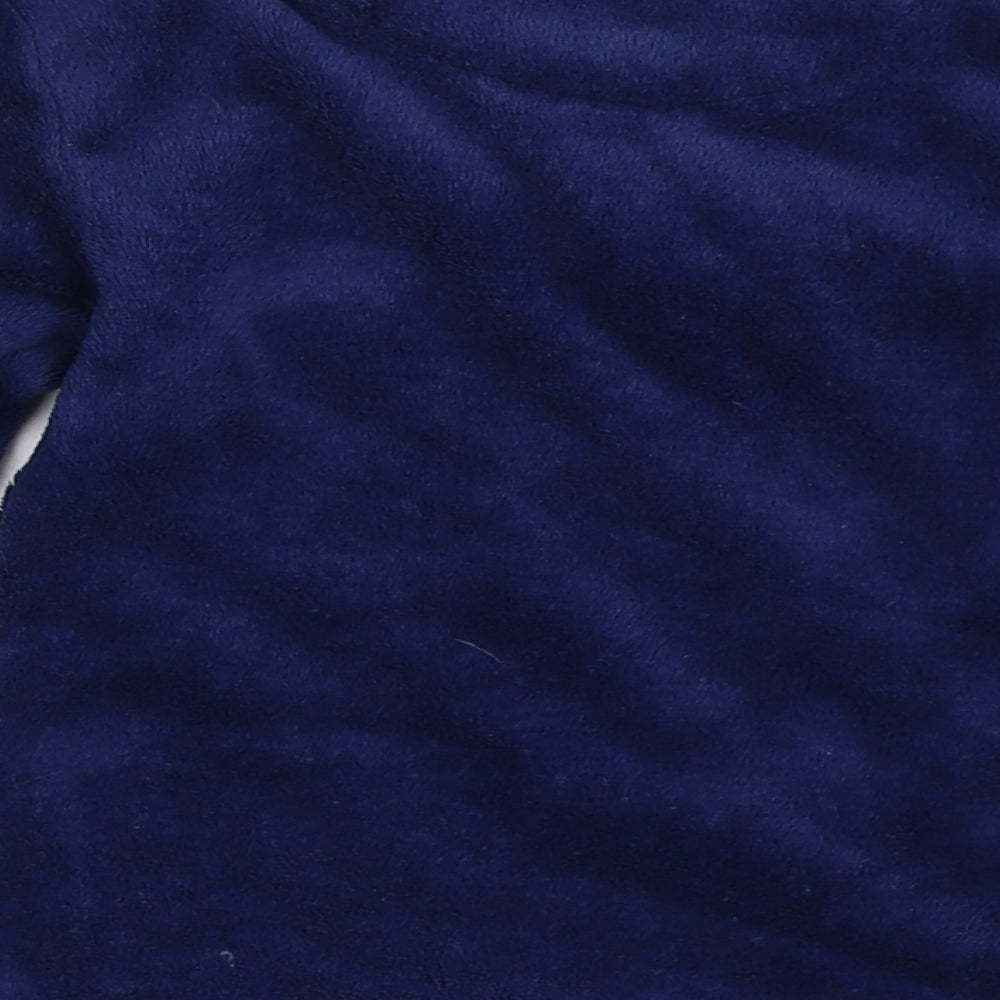 Preworn Boys Blue Solid Pyjama Top Size 4-5 Years