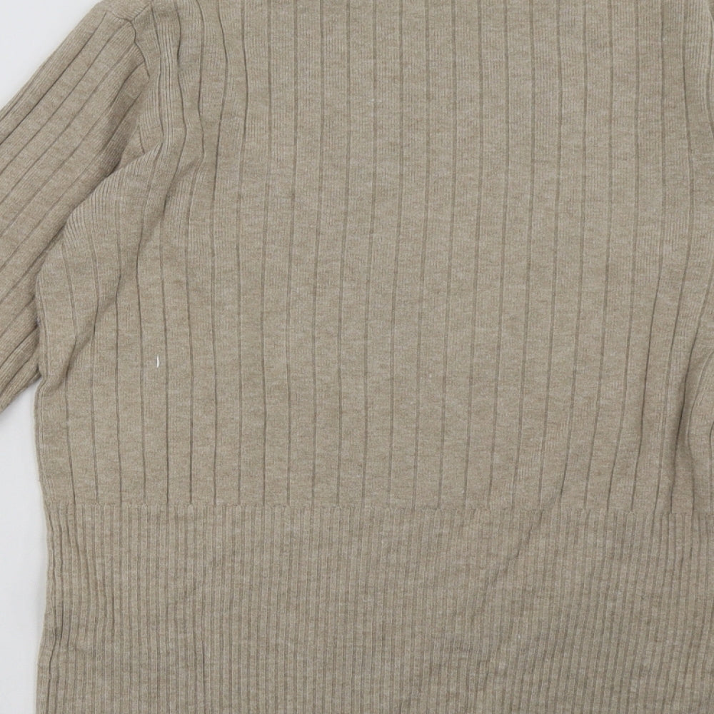 Marks & Spencer Womens Beige Pullover Sweatshirt Size 14